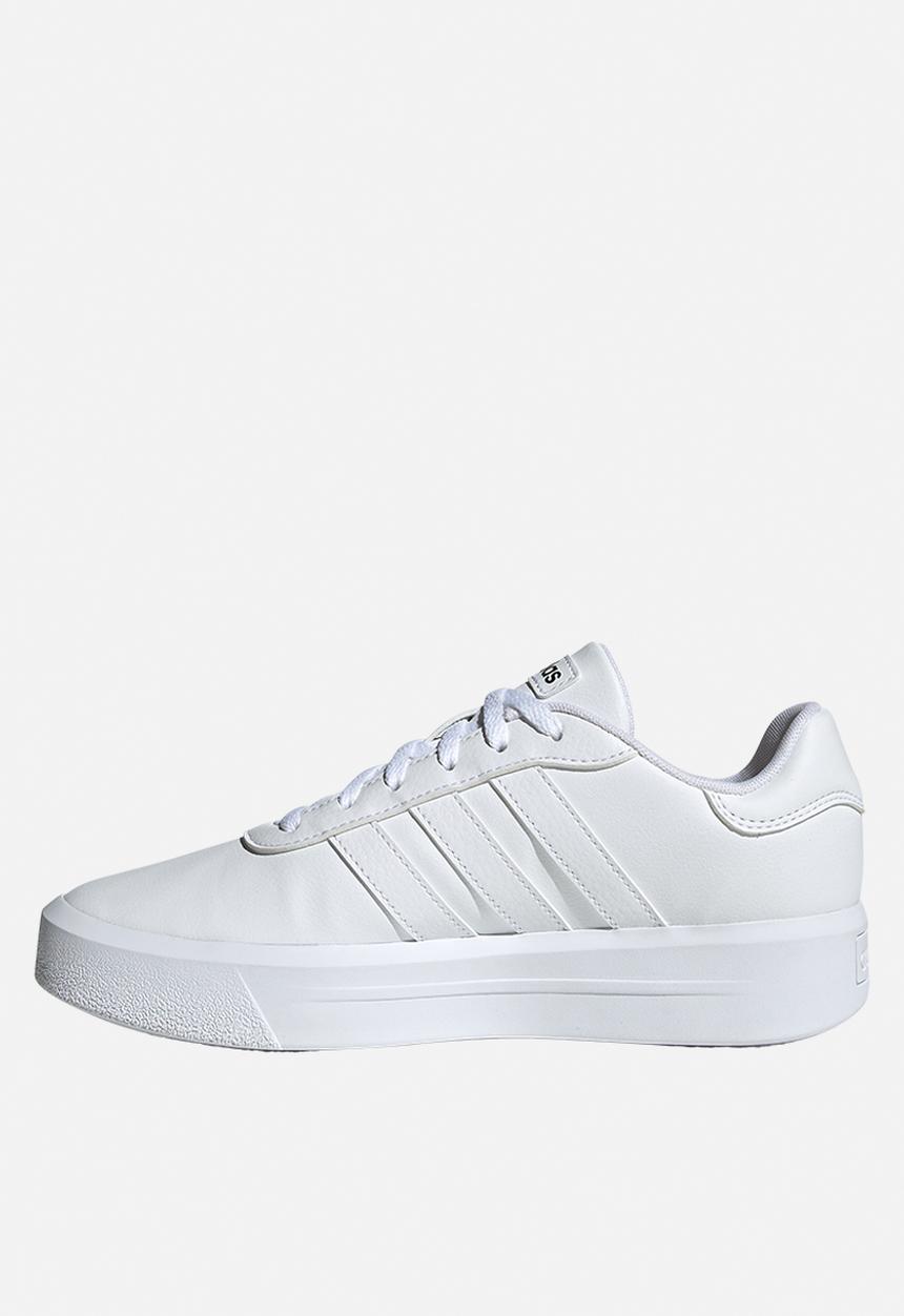adidas Originals - Court platform - ftwr white/ftwr white/core black