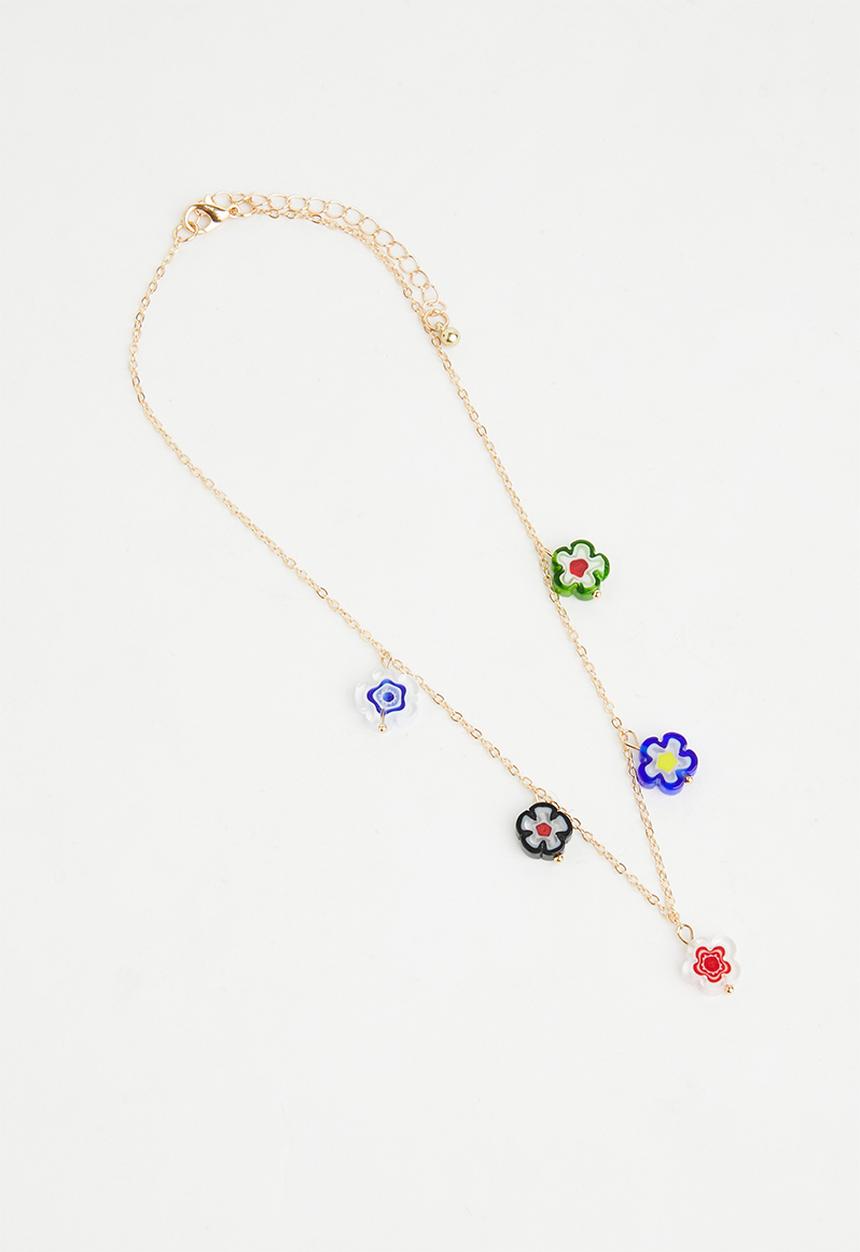 Superbalist - Flower charm necklace - multi