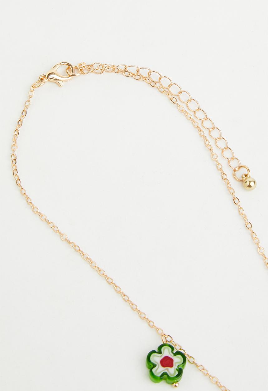 Superbalist - Flower charm necklace - multi