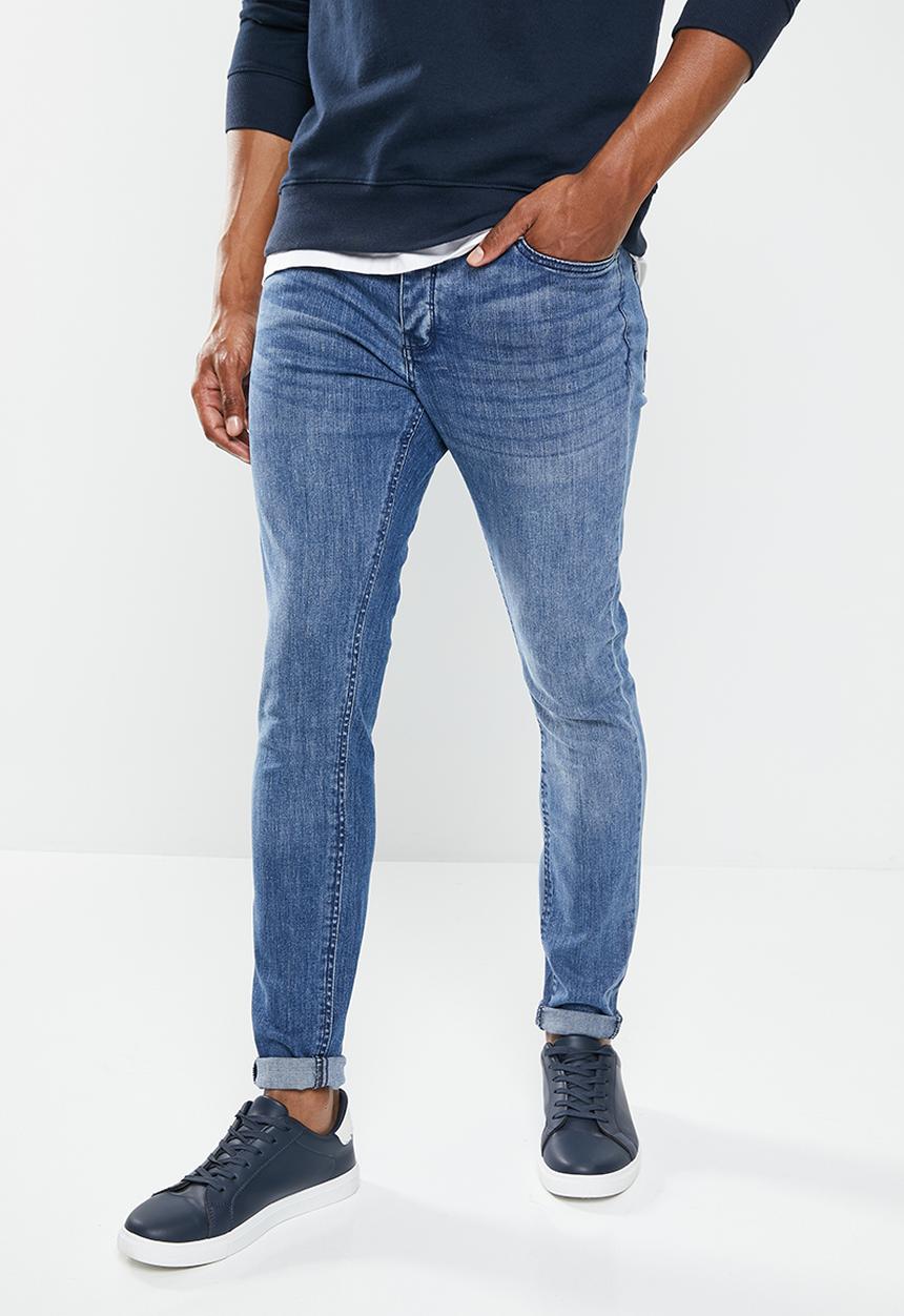 Brave Soul - Mjn-donte super skinny - mid blue