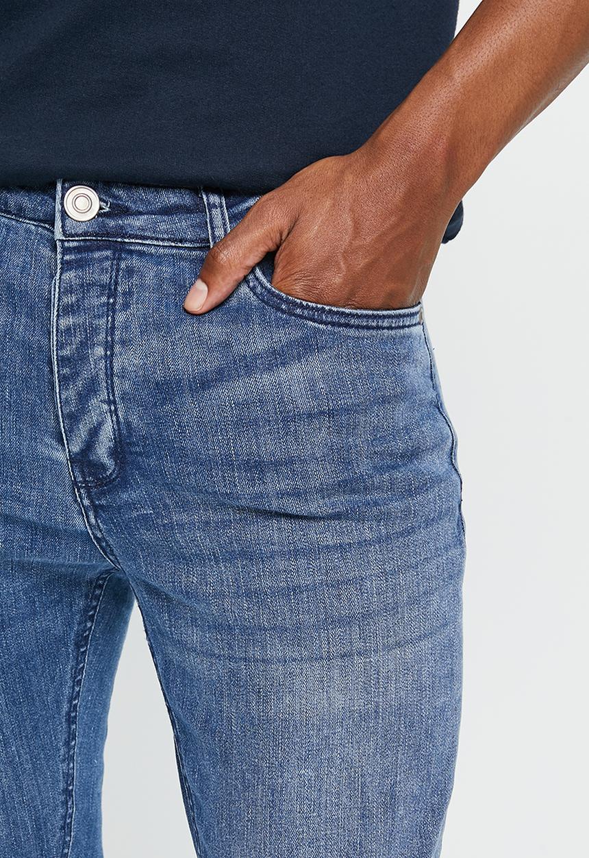 Brave Soul - Mjn-donte super skinny - mid blue