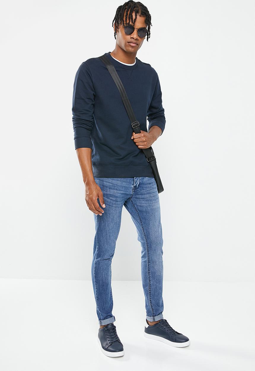Brave Soul - Mjn-donte super skinny - mid blue