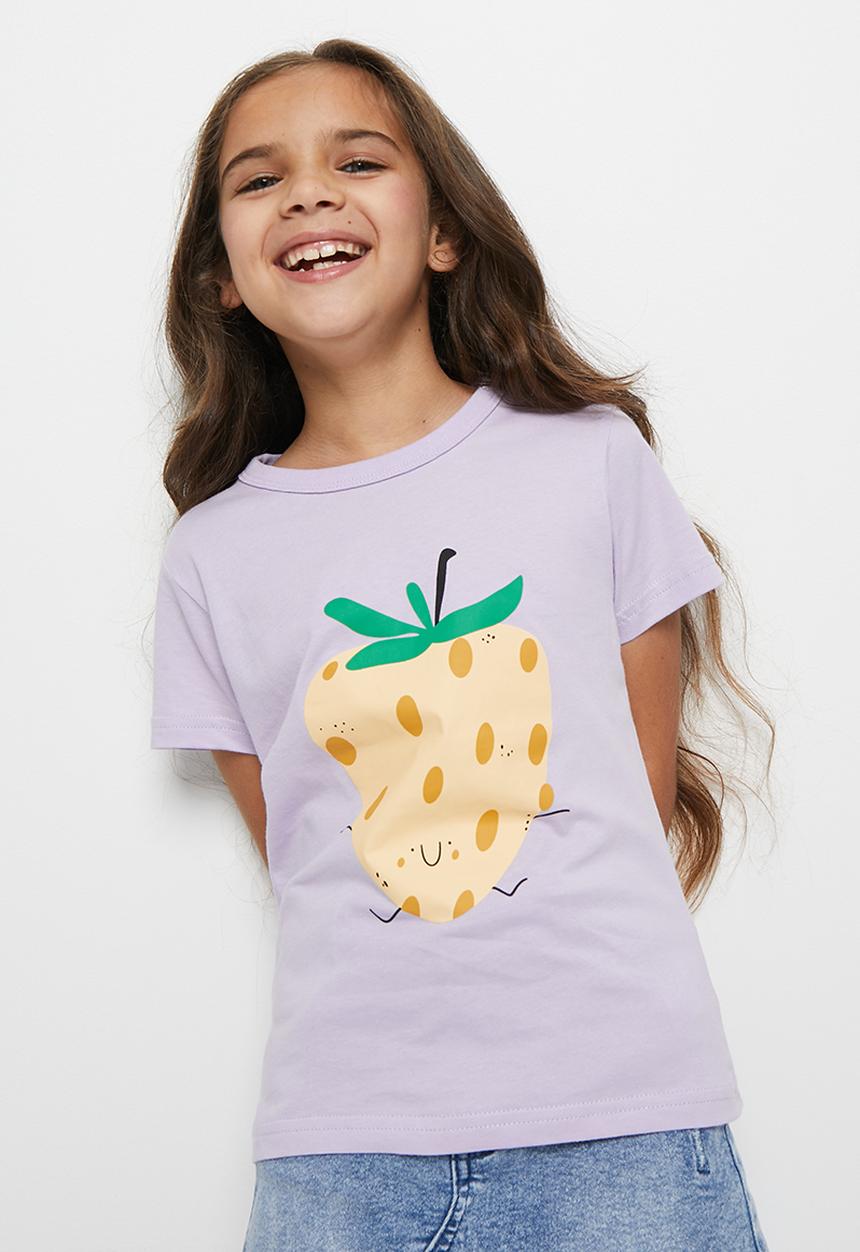 Pop Candy - Strawberry tee - purple