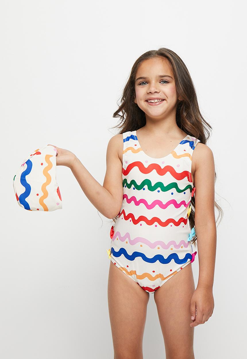 Pop Candy - Swimsuit & cap set - multi