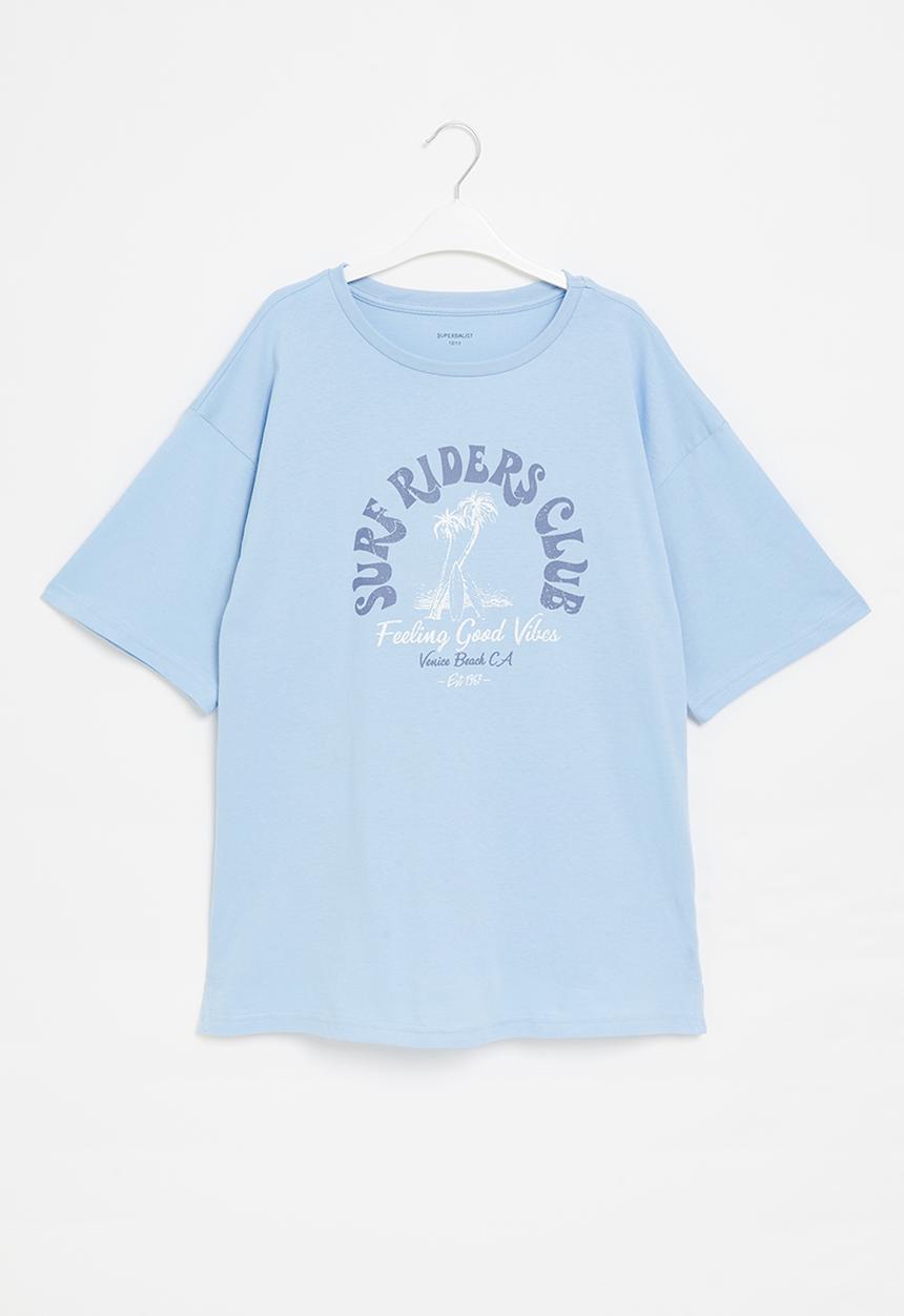 Superbalist - Boys styled T-shirt - aqua