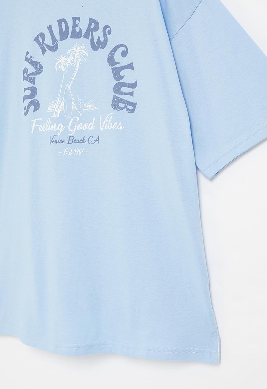 Superbalist - Boys styled T-shirt - aqua