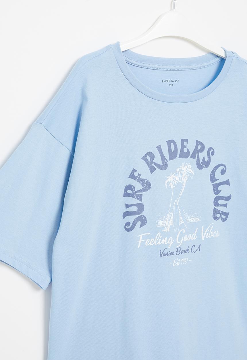 Superbalist - Boys styled T-shirt - aqua