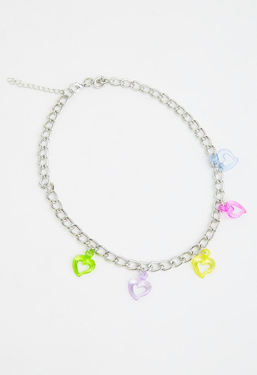 Superbalist - Ina heart pendant necklace - multi