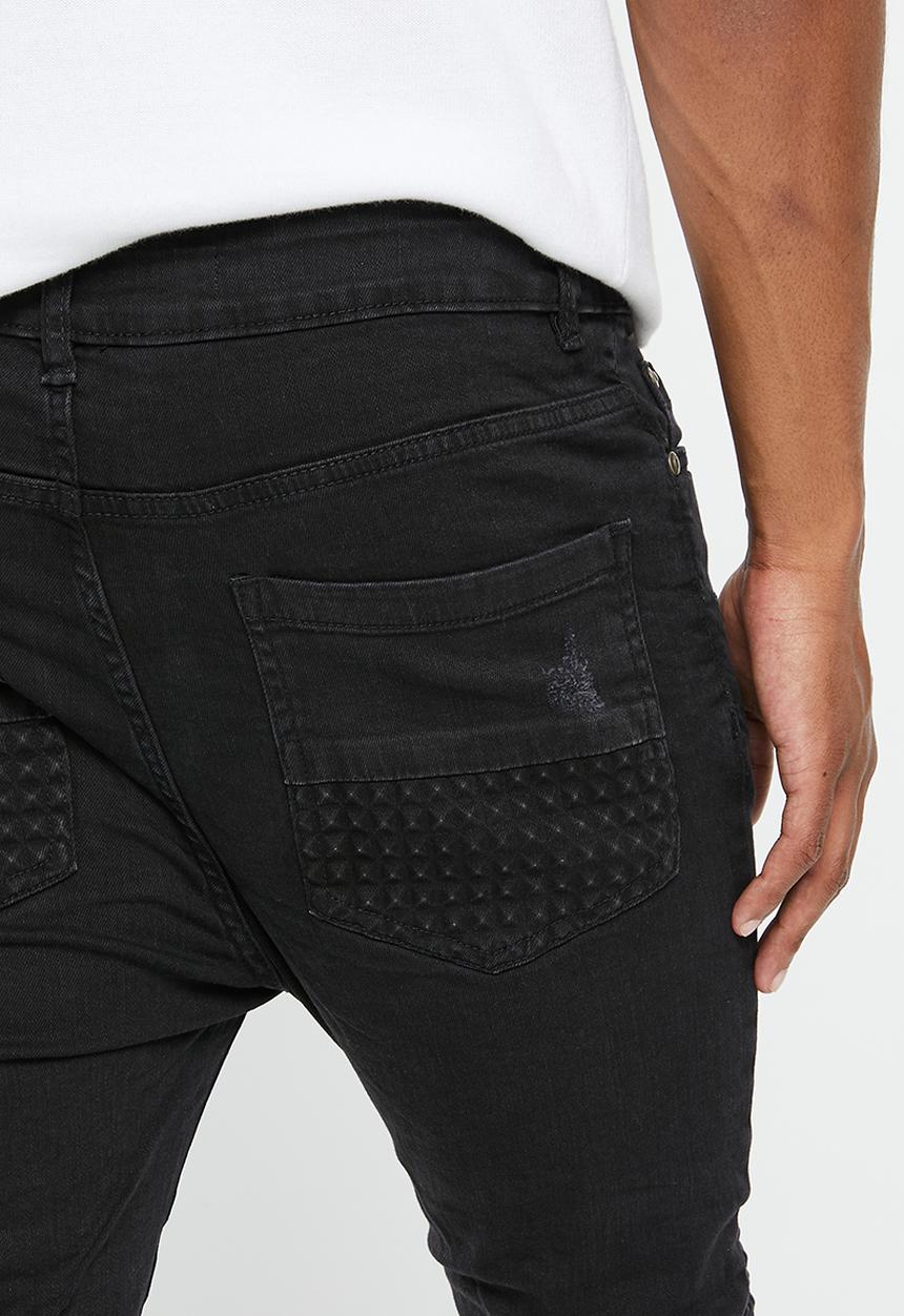 Brave Soul - Mjn-jovi distressed slim - black