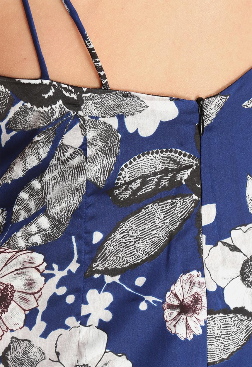 Lola May - Silky Floral Playsuit
