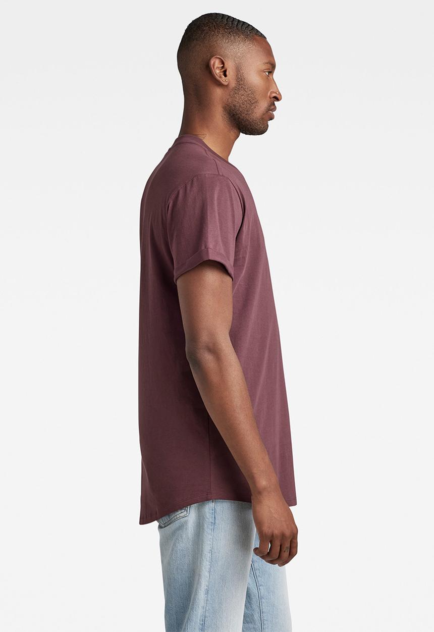 G-STAR - Lash r tee short sleeve - vineyard wine
