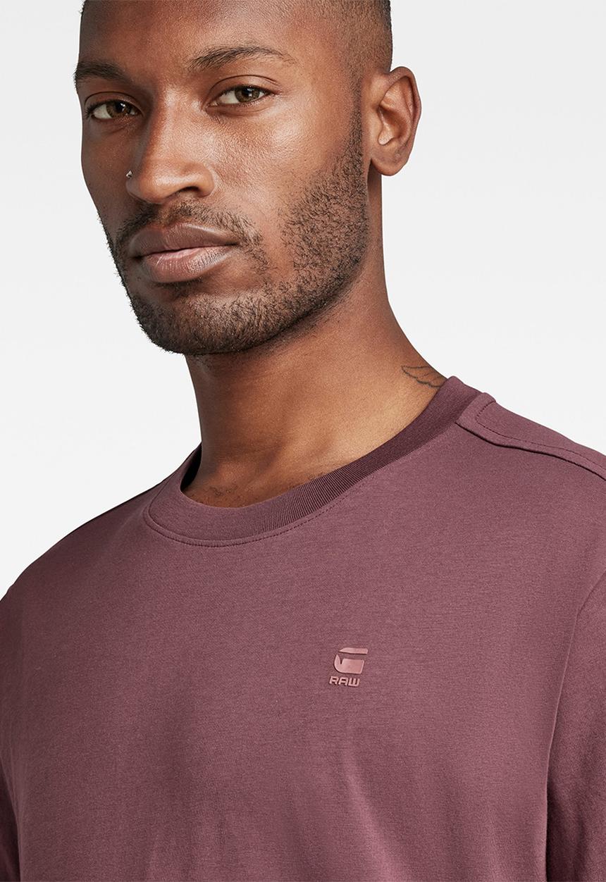 G-STAR - Lash r tee short sleeve - vineyard wine