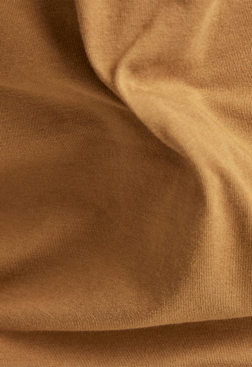 G-STAR - Slim base short sleeve T-shirt - oxide ocre