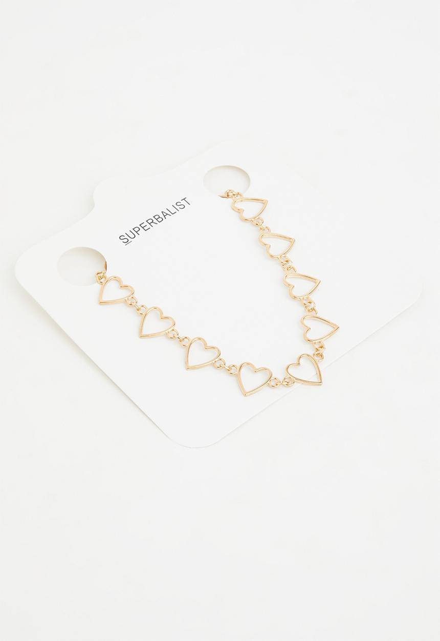 Superbalist - Mandy heart necklace - gold