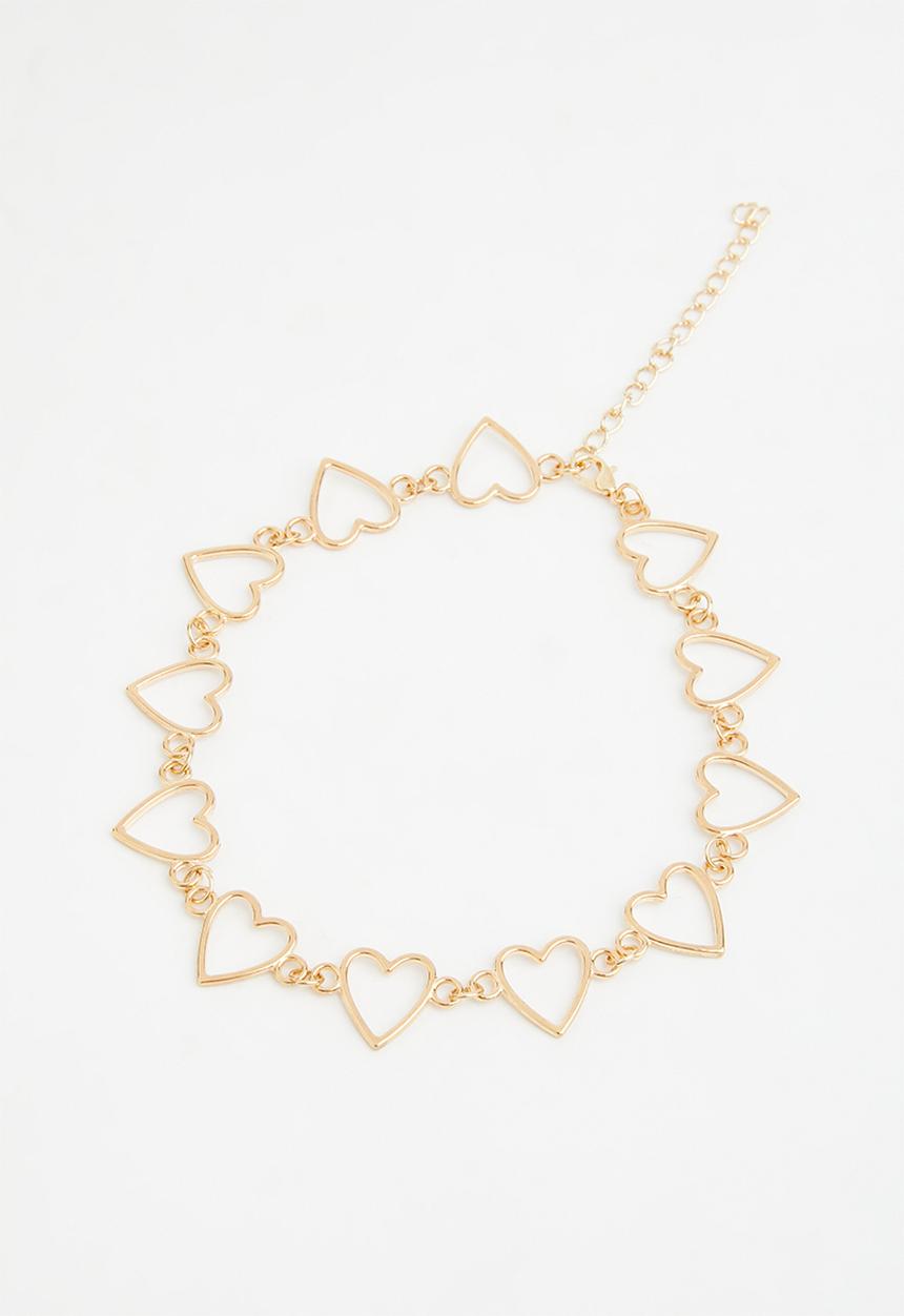 Superbalist - Mandy heart necklace - gold