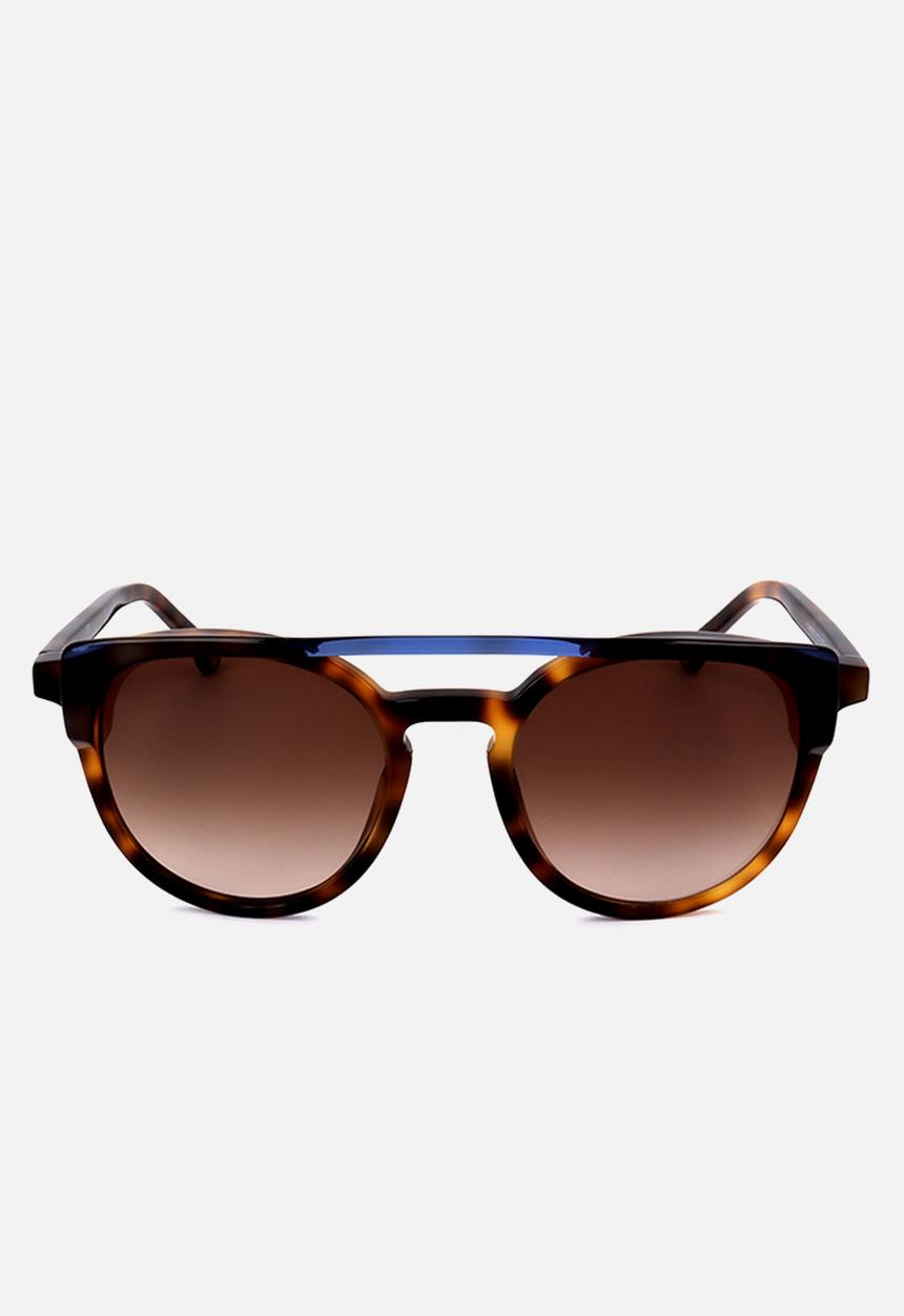 CAROLINA HERRERA - Carolina Herrera Sunglasses - Blue / Dark Havana (Parallel Import)
