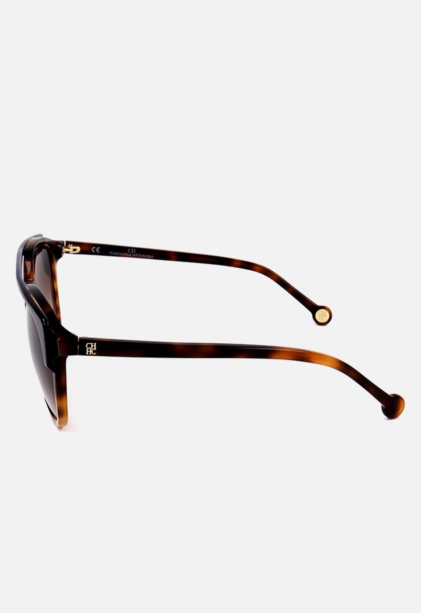 CAROLINA HERRERA - Carolina Herrera Sunglasses - Blue / Dark Havana (Parallel Import)