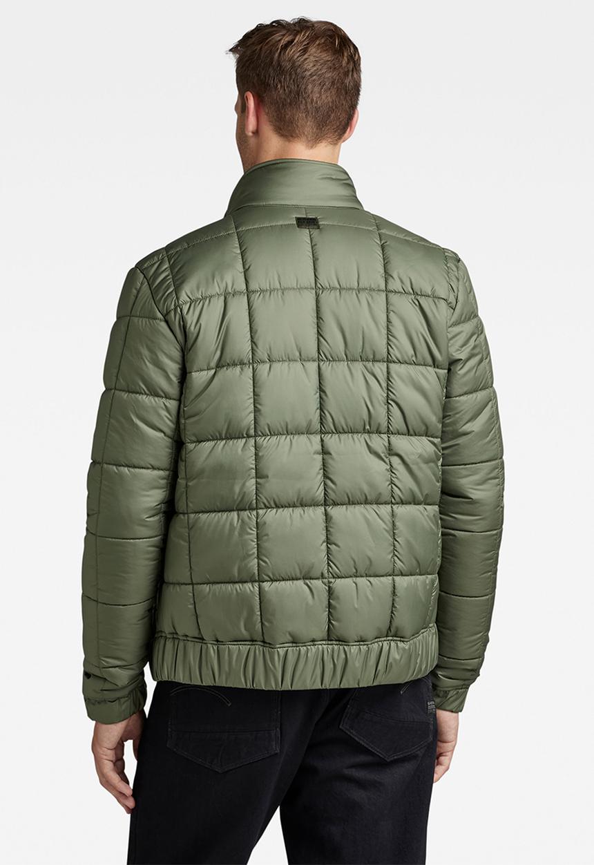 G-STAR - Meefic squared quilted jacket - light hunter