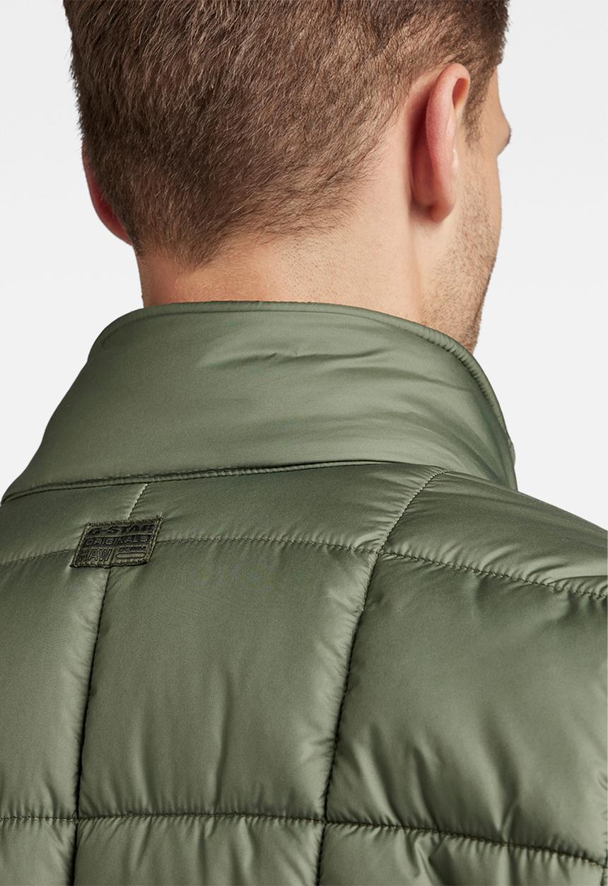 G-STAR - Meefic squared quilted jacket - light hunter