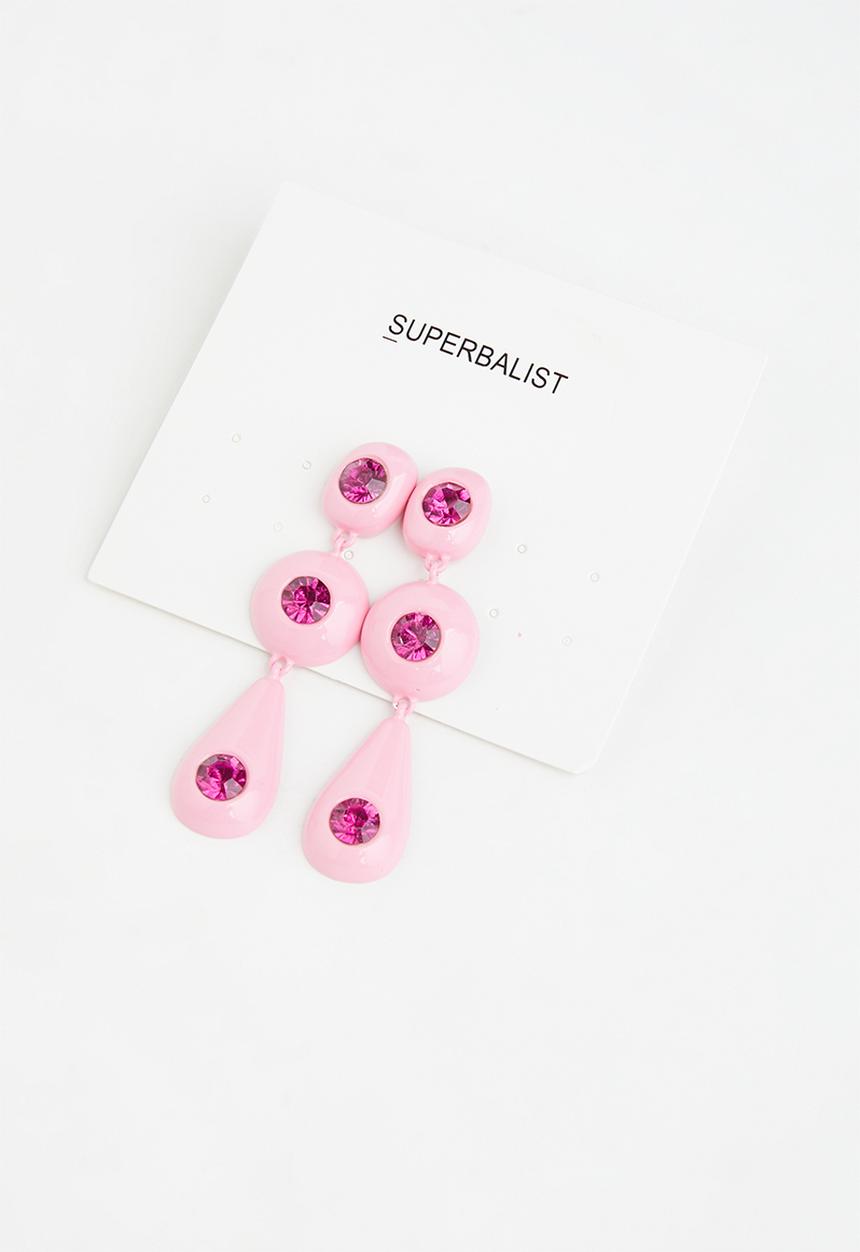 Superbalist - Leah statement earrings - pink