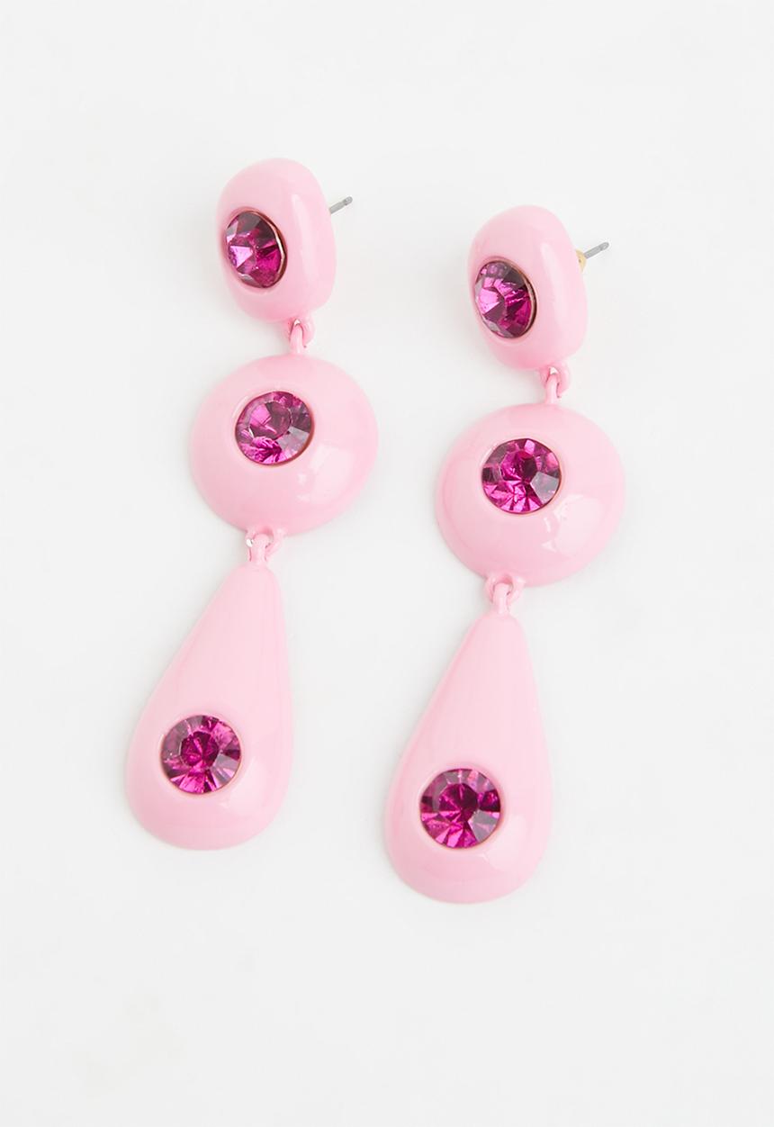 Superbalist - Leah statement earrings - pink