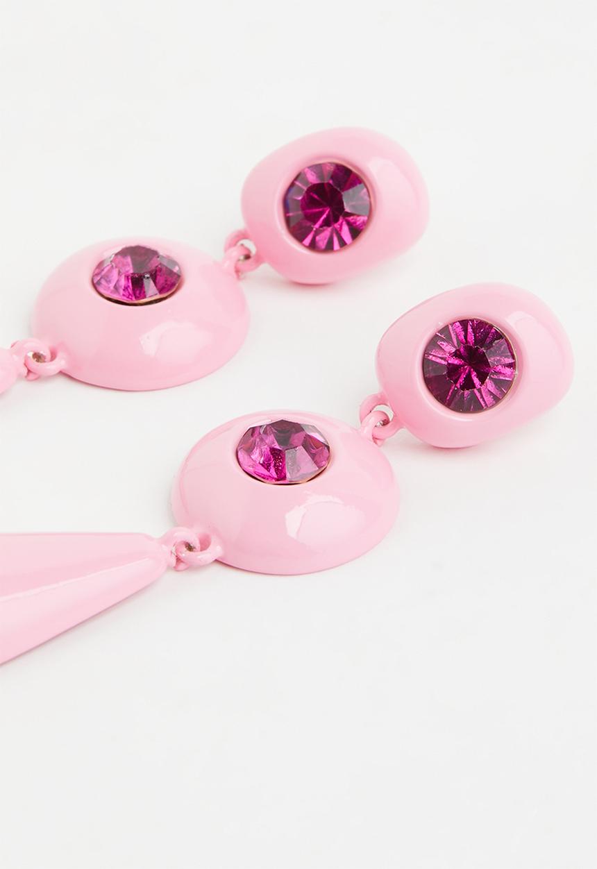 Superbalist - Leah statement earrings - pink