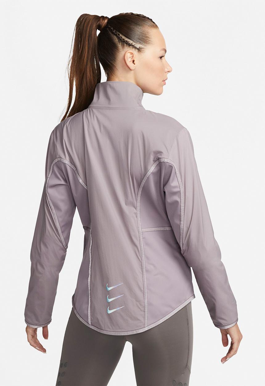 Nike - W nk sf run dvn jkt - purple smoke/black