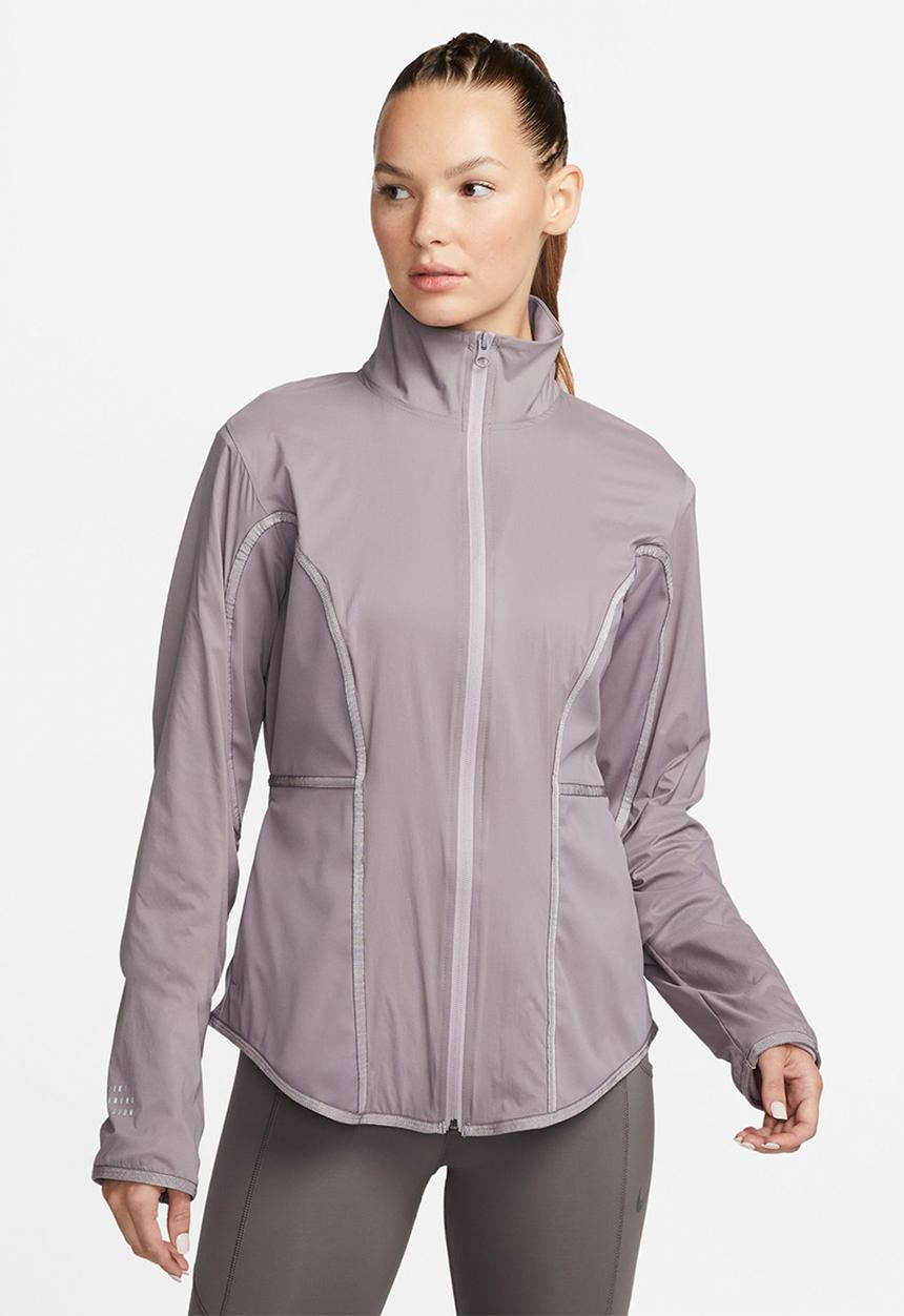 Nike - W nk sf run dvn jkt - purple smoke/black
