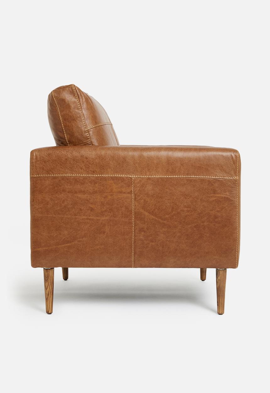 SF Collection - Teramo armchair genuine leather - tan