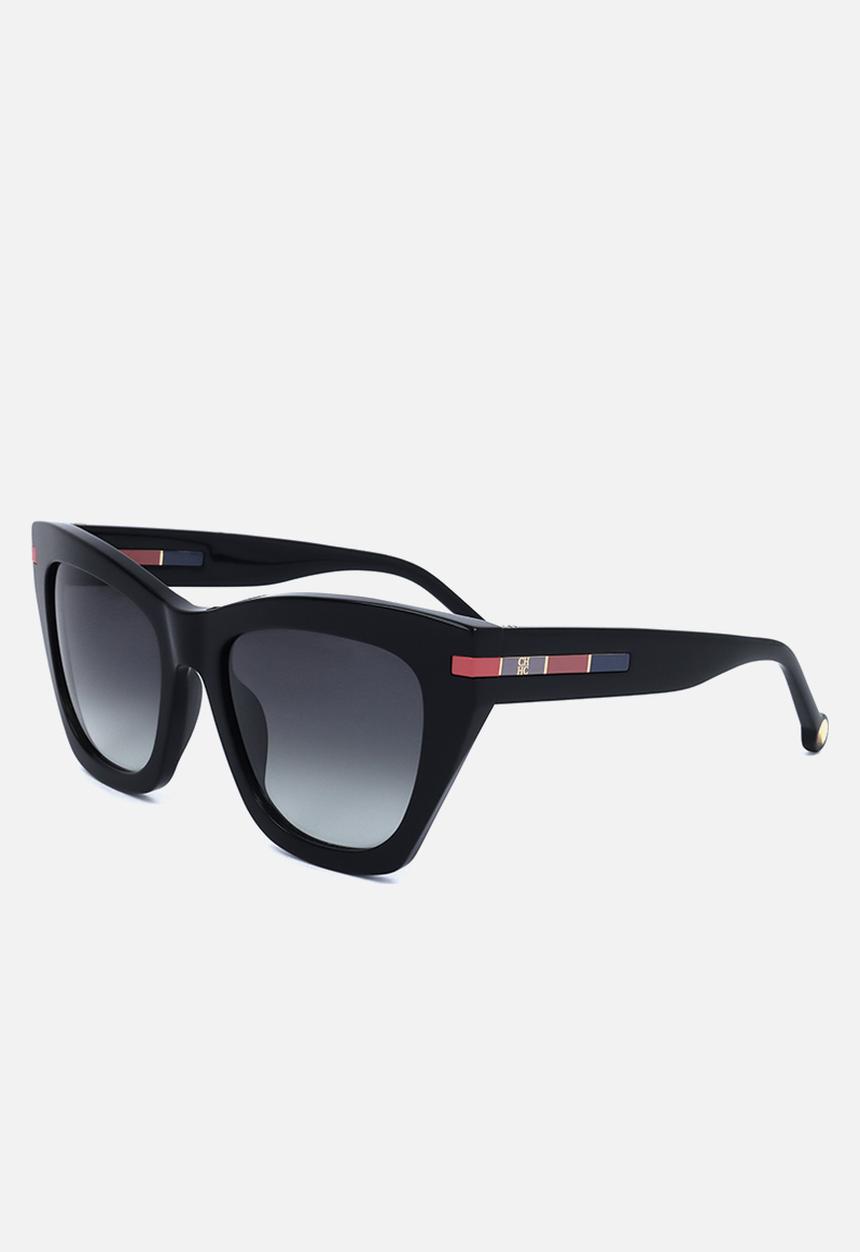 CAROLINA HERRERA - Carolina herrera cah sun she831 0700 55 20 140 sunglasses - shiny black