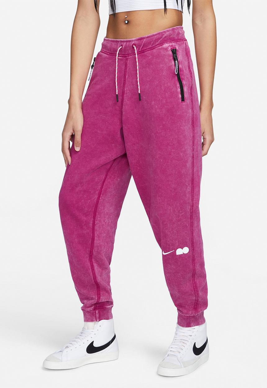 Nike - No w noc flc jogger - dynamic berry/white