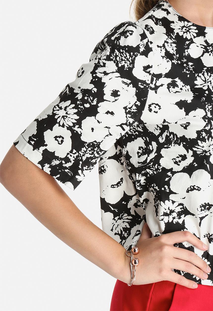 Lola May - Printed Floral Top