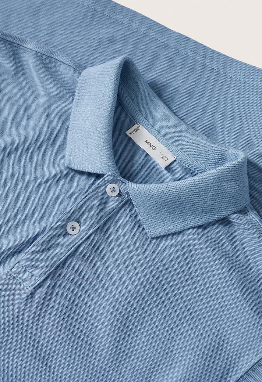 MANGO - Polo shirt polo - blue