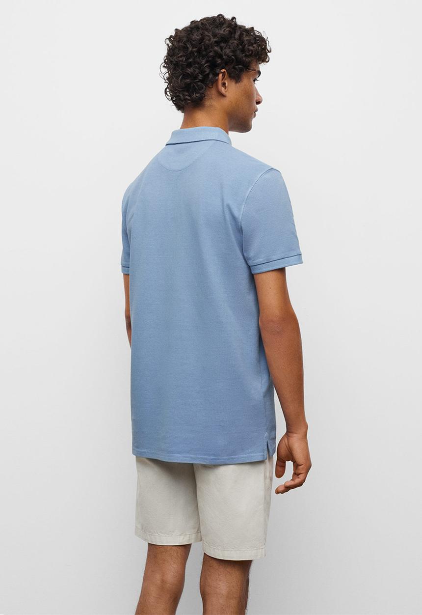 MANGO - Polo shirt polo - blue