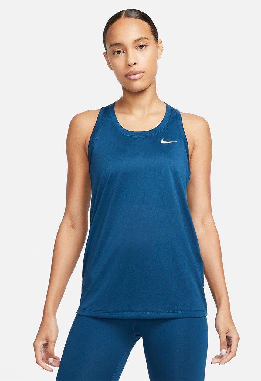 Nike - W nk df tank rlgd rcr lbr - valerian blue/white