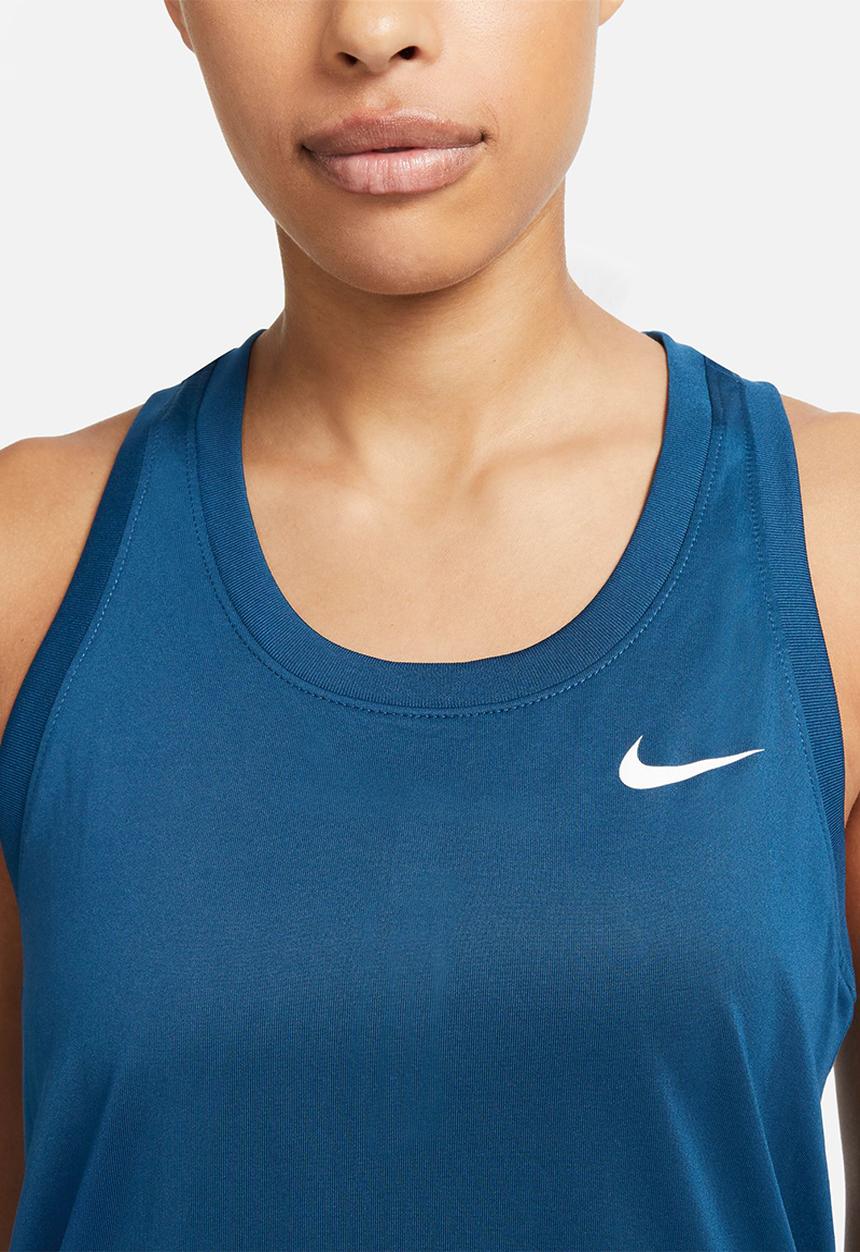 Nike - W nk df tank rlgd rcr lbr - valerian blue/white