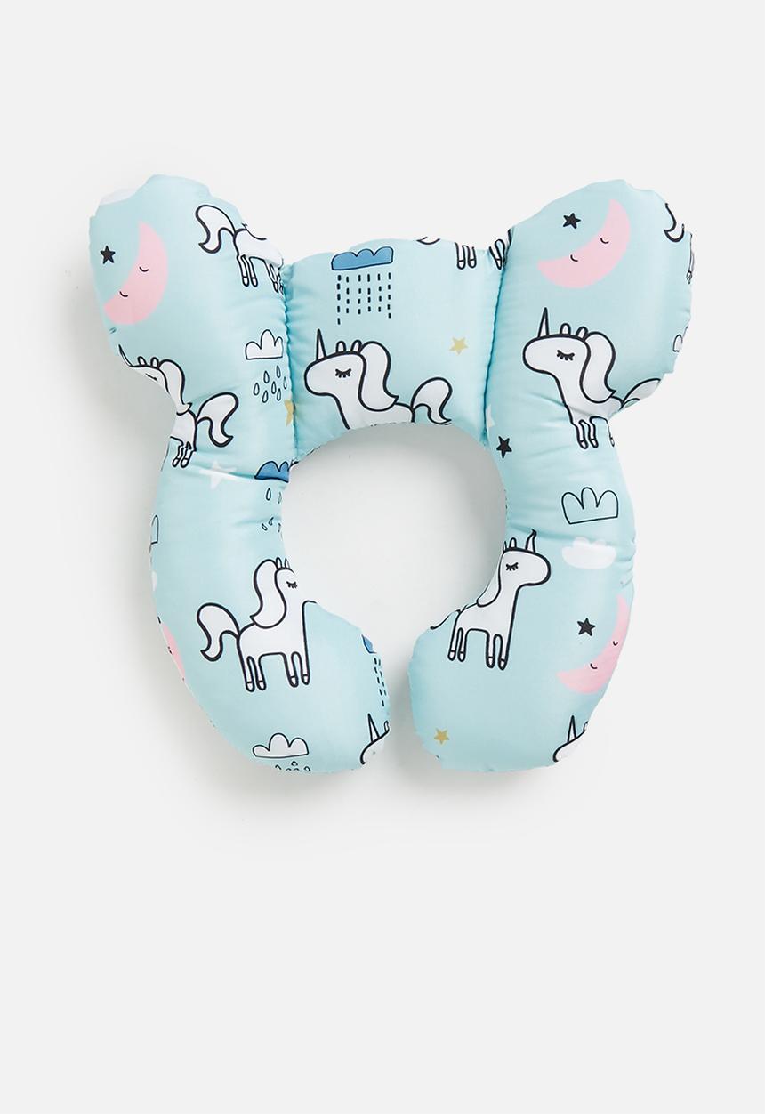 Pop Candy - Baby unicorn pillow - blue