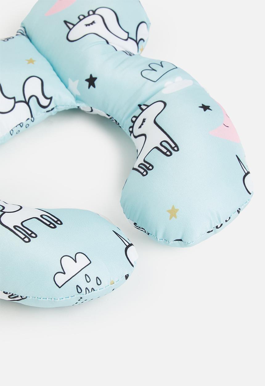 Pop Candy - Baby unicorn pillow - blue