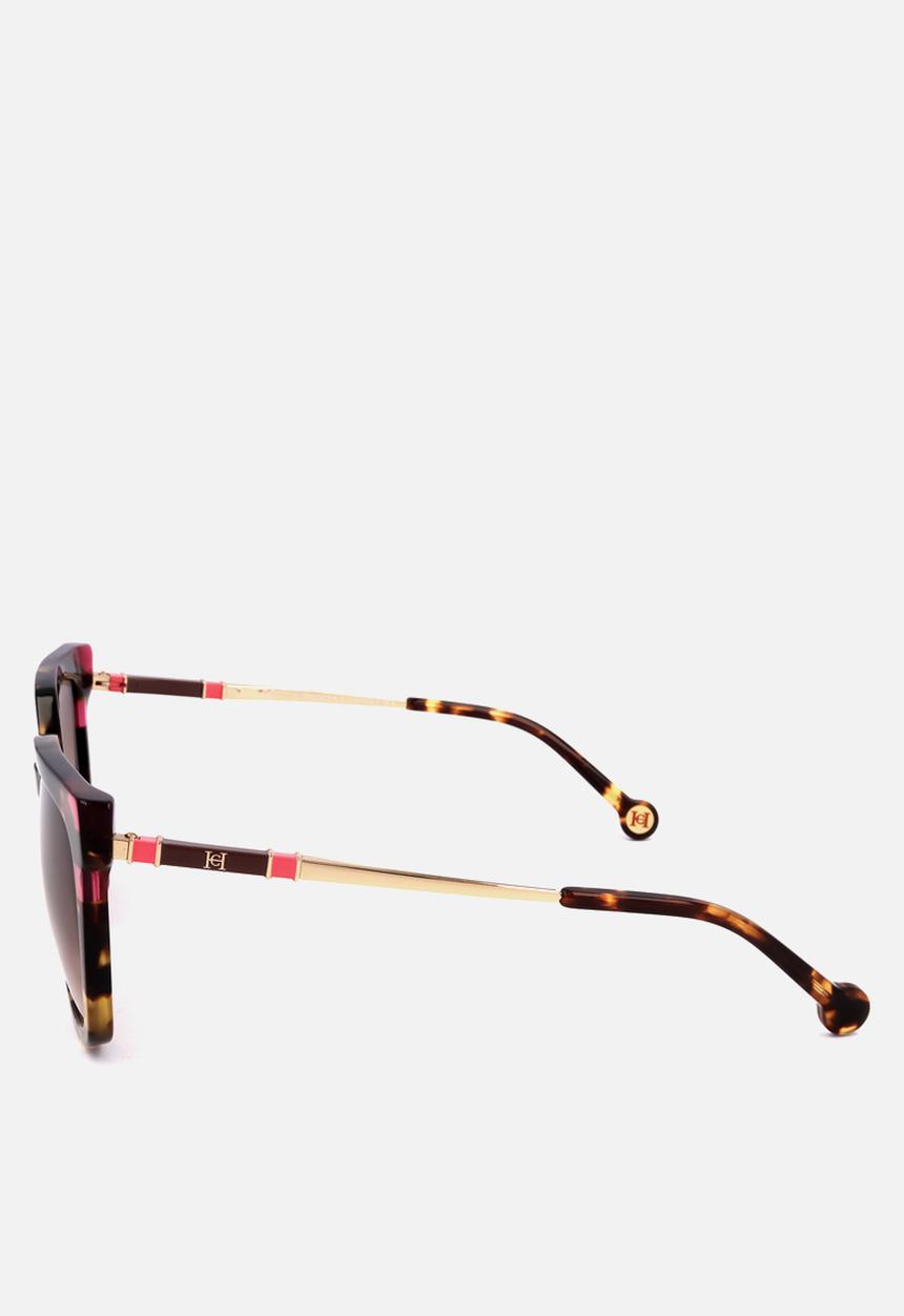 CAROLINA HERRERA - Carolina herrera she864 0909 53 21 140 sunglasses - shiny havana
