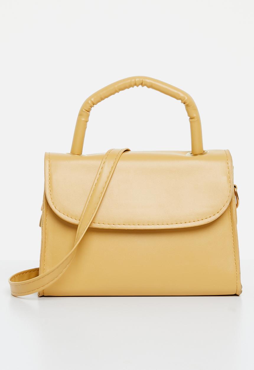 edit - Mbali top handle bag - yellow
