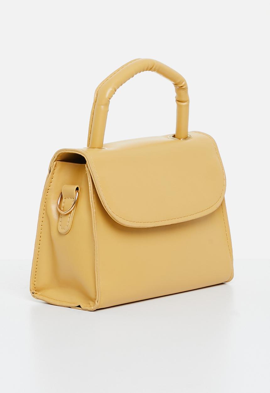 edit - Mbali top handle bag - yellow