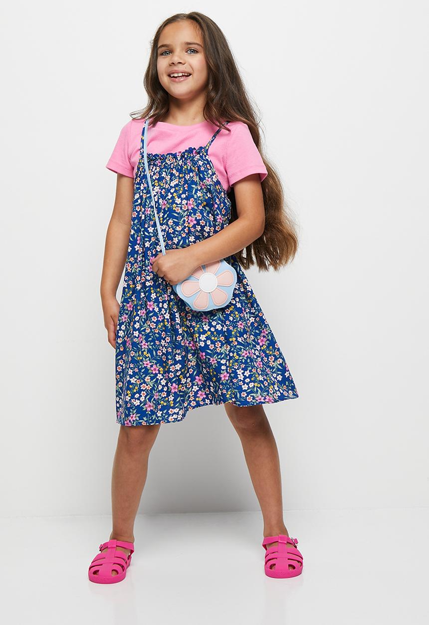 Superbalist - Tee & dress set - navy & pink