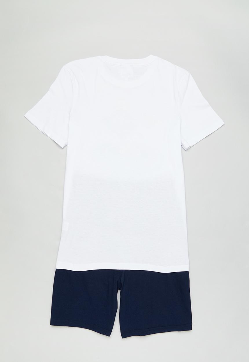 Superbalist - Looney Tunes pj set - white & navy