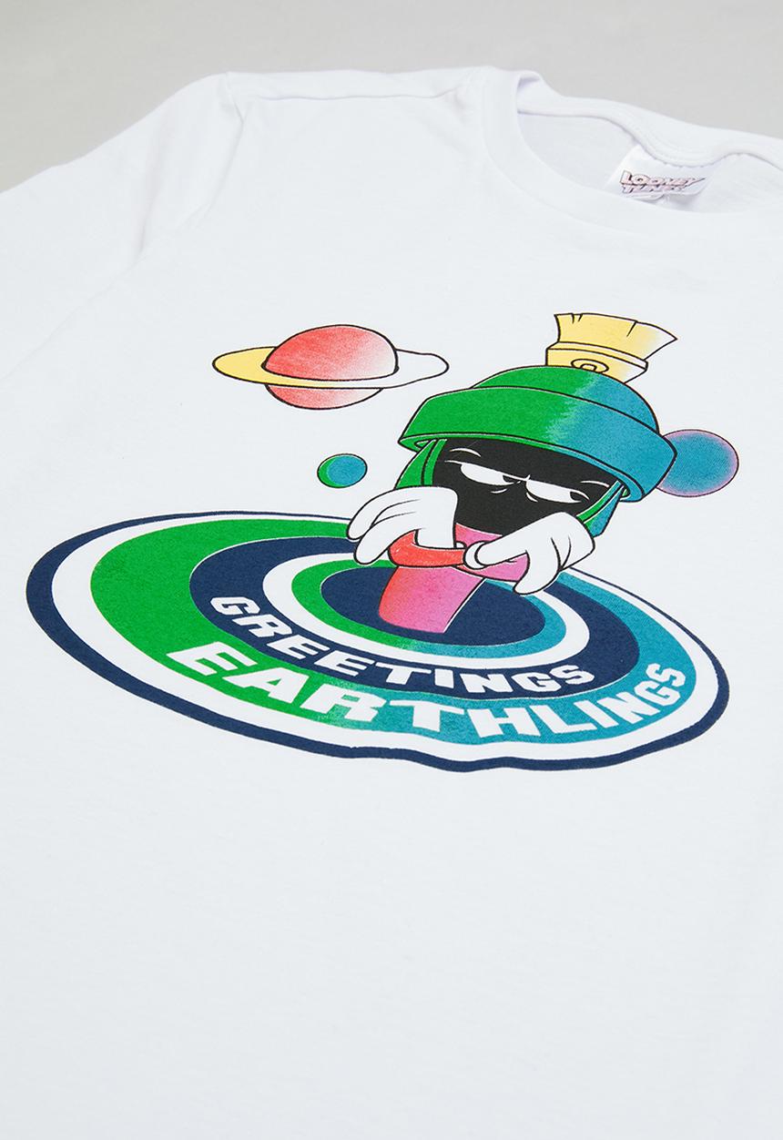 Superbalist - Looney Tunes pj set - white & navy