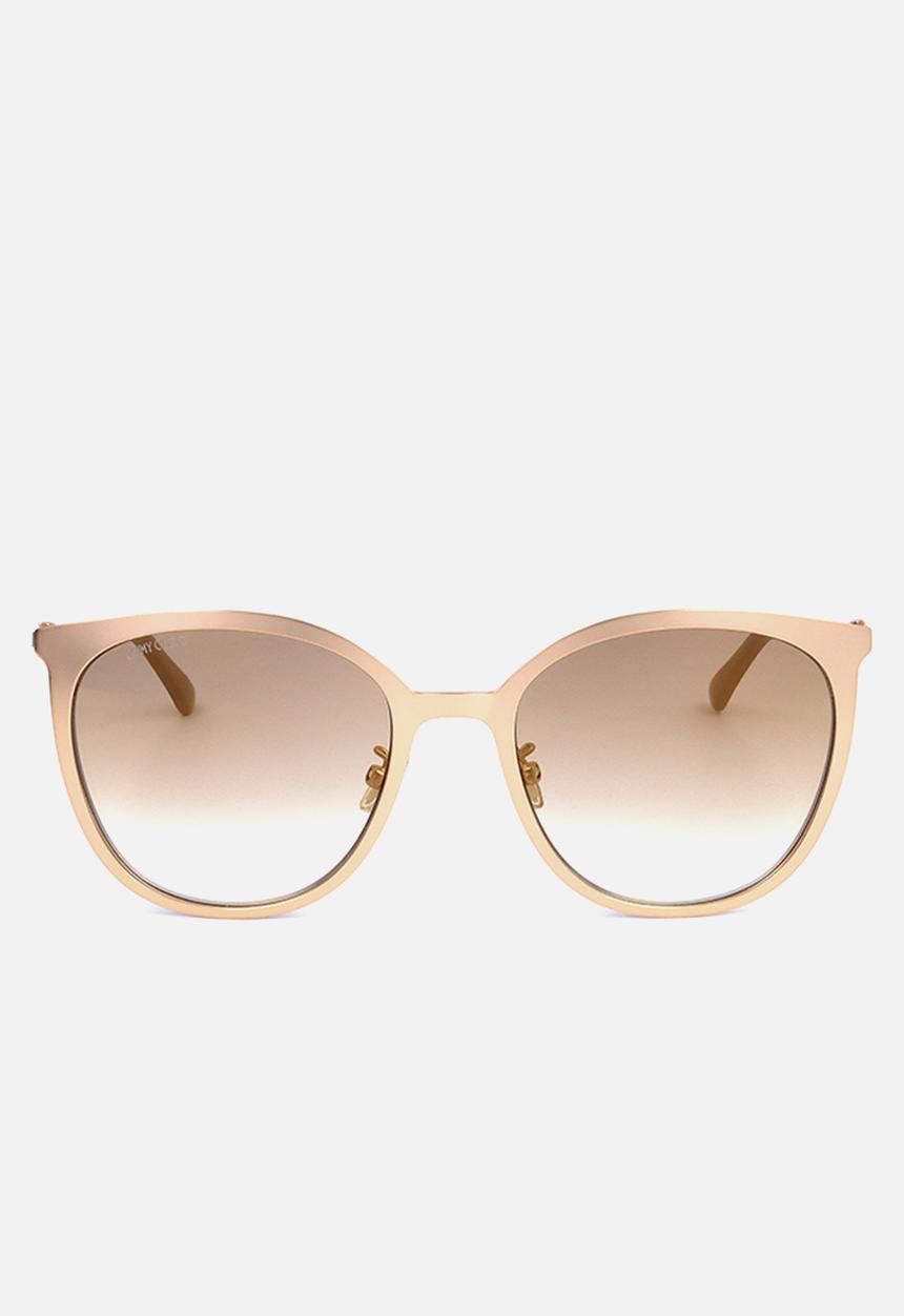 Jimmy Choo - Jimmy choo jim sun oria/g/sk ddb 56 20 140 sunglasses - gold copper