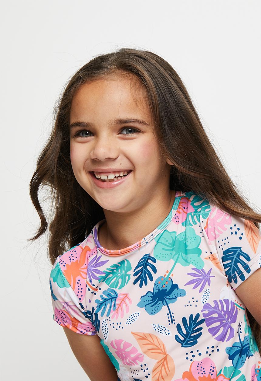 Pop Candy - Girls 2 piece sunsuit - multi