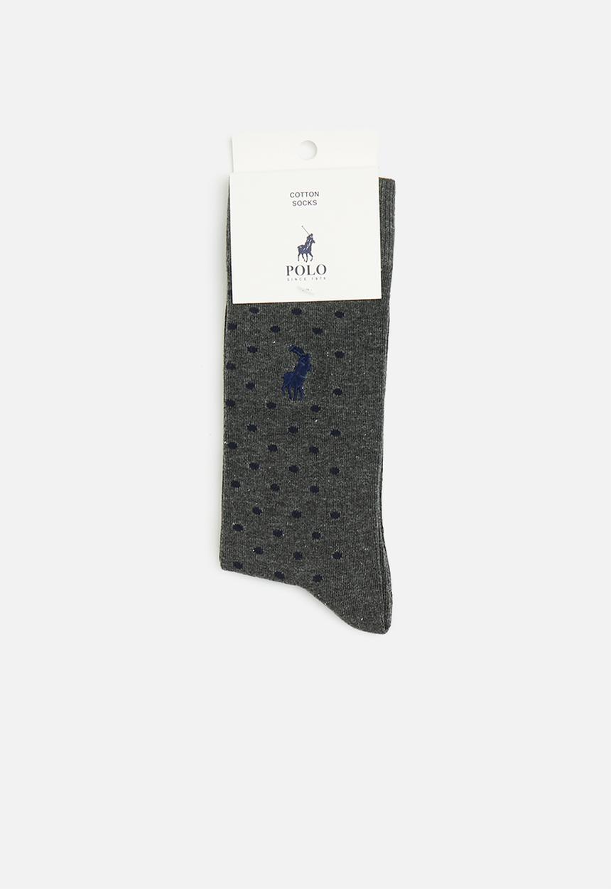 POLO - Multi dots socks - dark grey