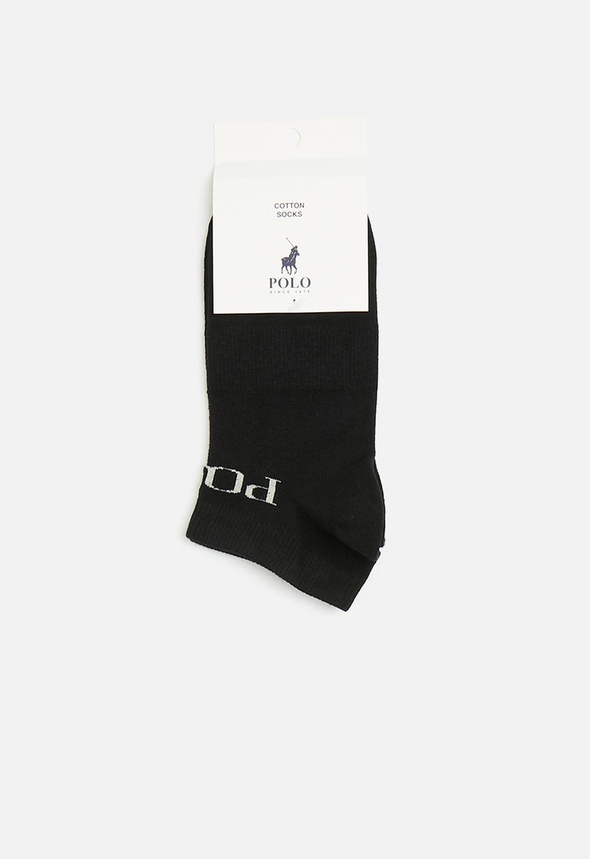 POLO - Trainer socks - black