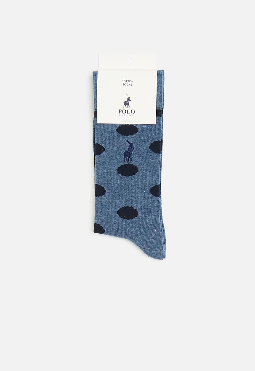 POLO - Big dots socks - denim