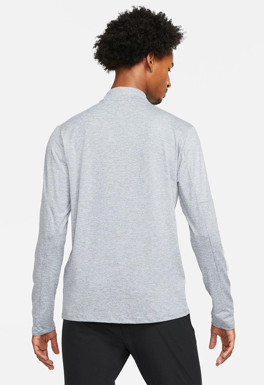 Nike - M nk df elmnt top hz - smoke grey/grey fog